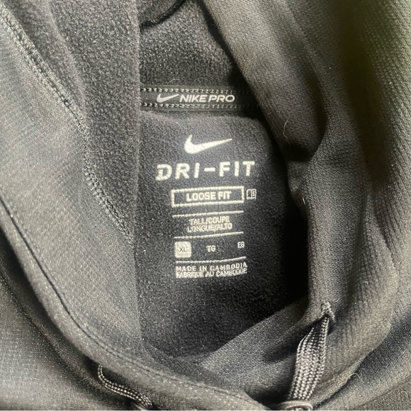 NIKE HOODIE BLACK XL TALL - Picture 5 of 9